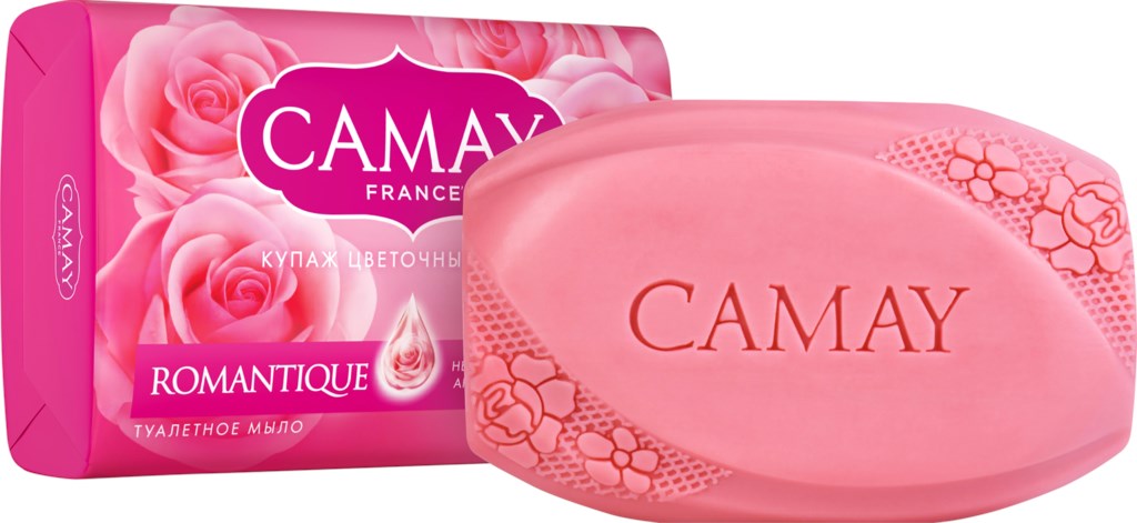 Туалетное мыло CAMAY Romantique с ароматом французской розы